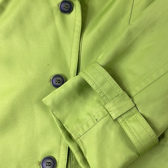 Even Picone Women’s Spring Lime Button Up Jacket, size Large - Picture 7 of 12